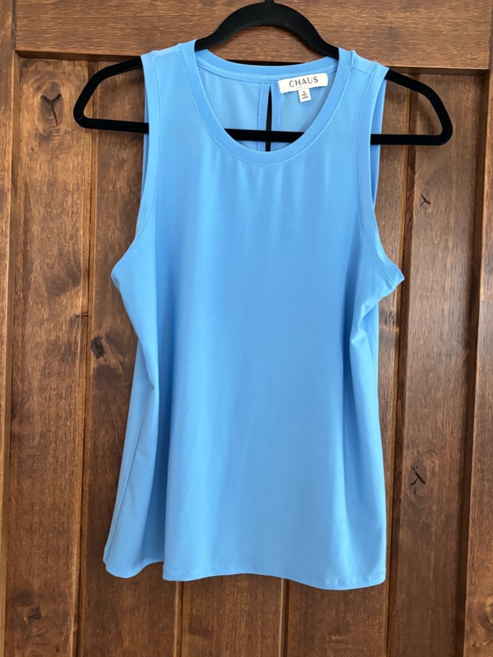 CHAUS periwinkle Blue Sleeveless Top